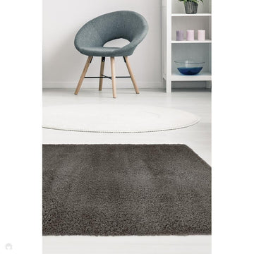 Snug Plain Charcoal Runner-Melrose-Rug Love - The Most Loved Rug Store